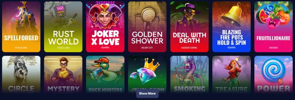 Previzualizare pagină afiliat Slotoro Casino